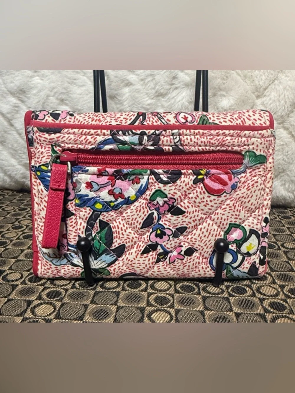 Vera Bradley ‘Stitched Flowers’ RFID Quilted Wallet - Picture 3 of 9